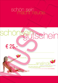 Gutschein € 25.- Gutschein € 25.-
